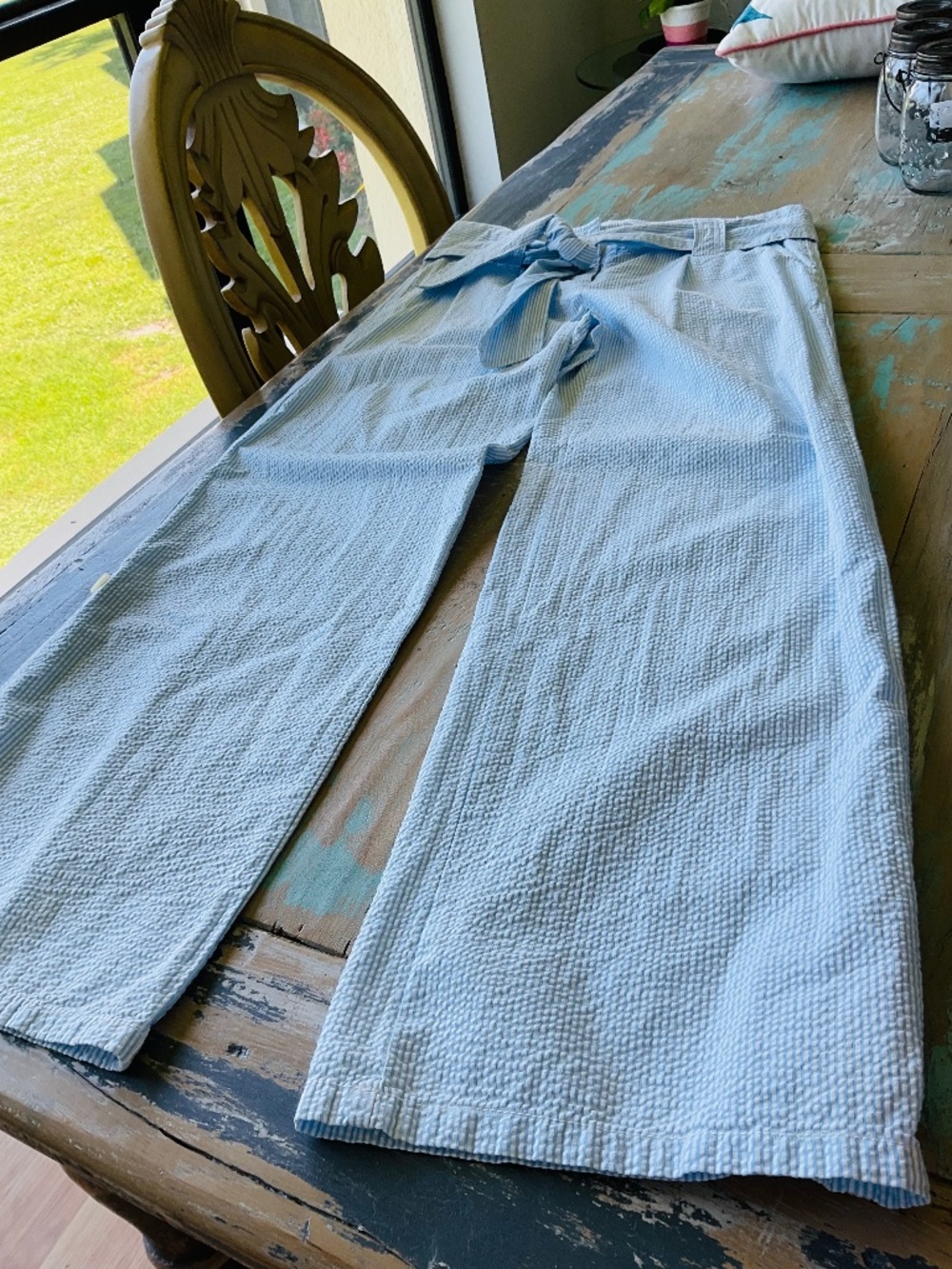 Tommy Hilfiger blue/white summer pants